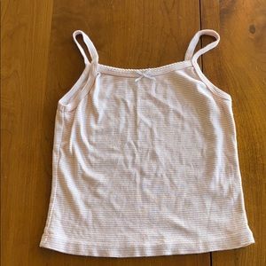 pink tank from Brandy Melville